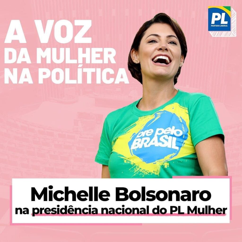 MichelleBolsonaro NOVA PRESIDENTE NACIONAL DO PL MULHER